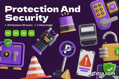 Protection and Security 3D Icon TPHCC5H