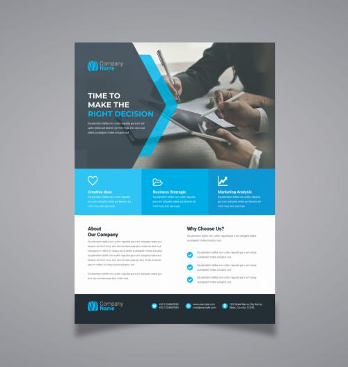 Coporate Business Flyer Layout 573420270