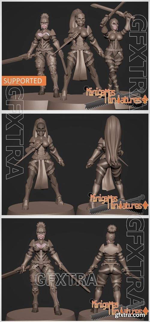Minigames Miniatures - Assasins Anime Figurines May 2023 – 3D Print Model