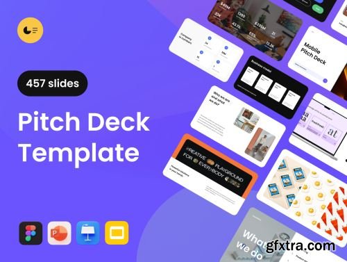 457 Slides Pitch Deck Template Ui8.net