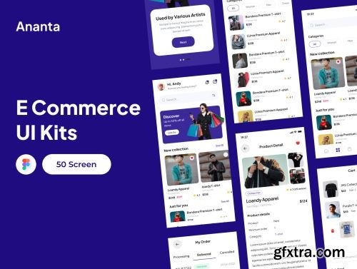 Ananta - E Commerce App UI Kits Ui8.net