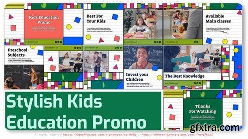 Videohive Stylish Kids Education Slideshow 47431430