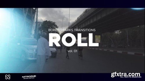 Videohive Bokeh Roll Transitions Vol. 01 47452707