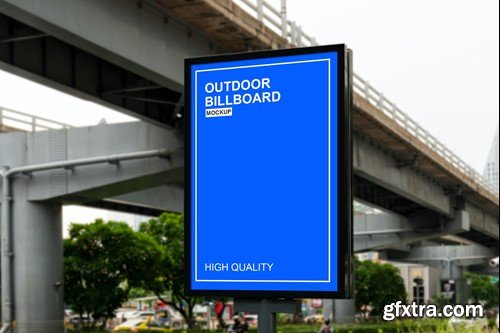 Outdoor Billboard Mockup JDDA4HC