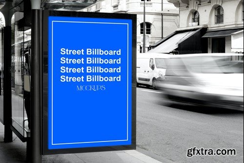 Street Billboard Mockup CTVVBDV