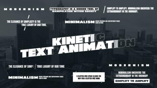 Videohive - Kinetic Text Animation for Premiere Pro - 47439277