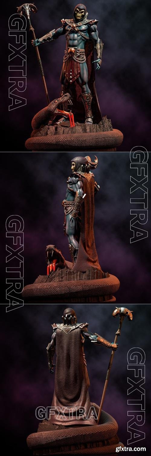 Fan Art Skeletor - Masters of the Universe - Statue – 3D Print Model