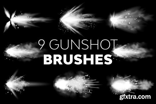 Gunshot Brushes PE4RDK9