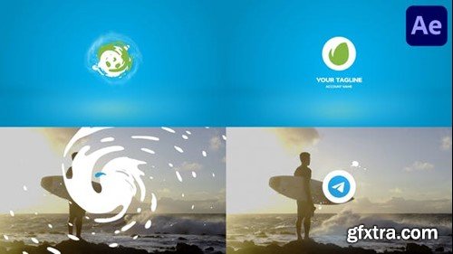 Videohive Clean Liquid Logo for After Effects 47419912