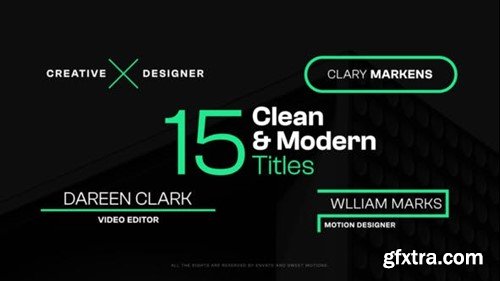 Videohive Clean and Modern Titles 46626523