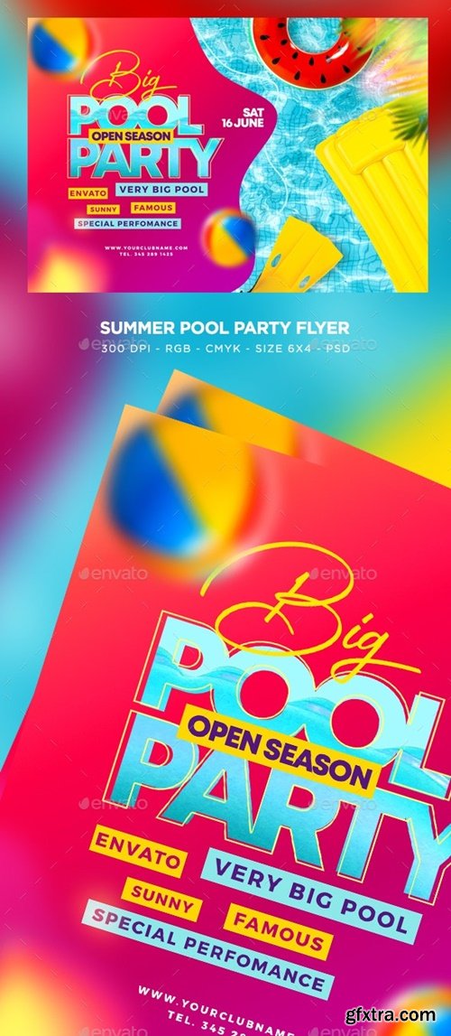 GR Summer Pool Party Flyer 27735814