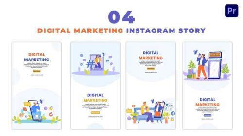 Videohive - Digital Marketing 2D Character Instagram Story - 47450951