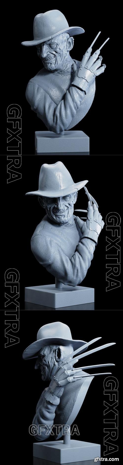 Freddy Krueger bust – 3D Print Model