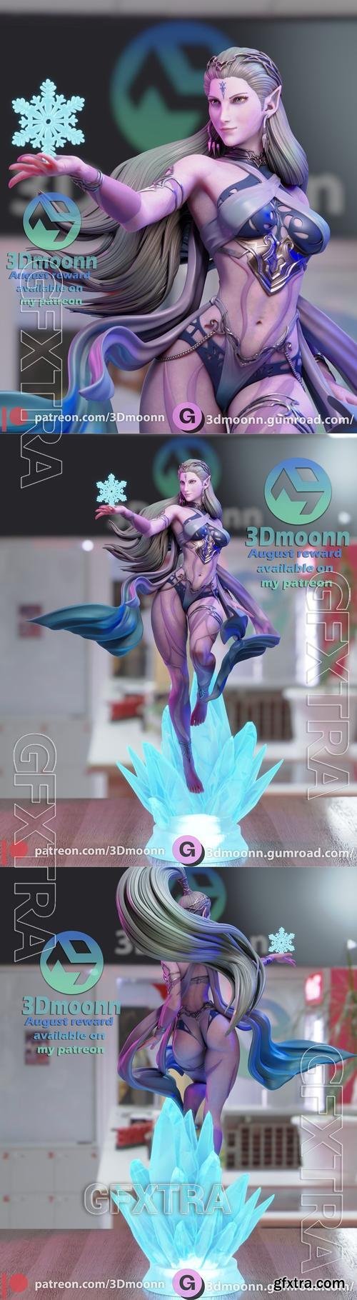 3Dmoonn - Shiva Final Fantasy – 3D Print Model