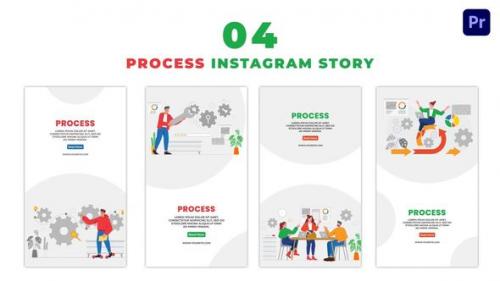 Videohive - 2D Animated Work Process Instagram Story - 47451877