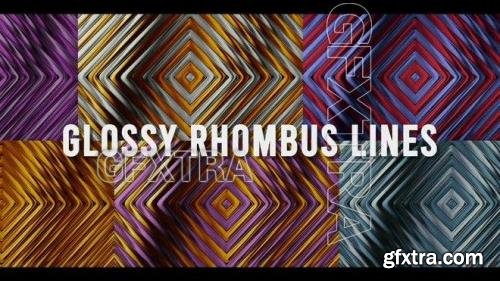 Glossy Rhombus Lines Background Pack 1351676