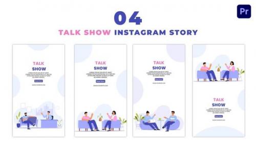 Videohive - Creative Talk Show Premium Vector Instagram Story - 47453891