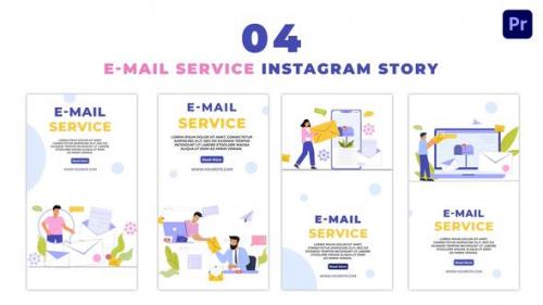 Videohive - E-Mail Service Eye Catching Premium Vector Instagram Story - 47454158