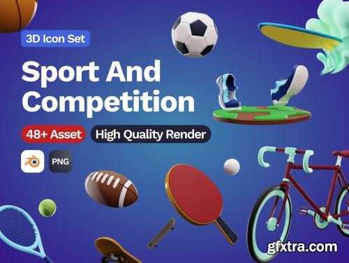 3D Sport And Competition Icon Ui8.net