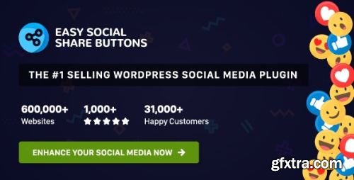 CodeCanyon - Easy Social Share Buttons for WordPress v9.2 - 6394476 - Nulled