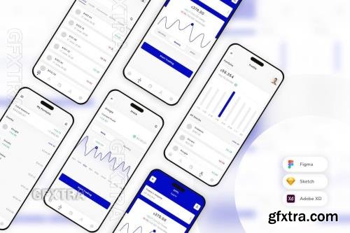 Stock Trading Mobile App UI Kit S2YYP6S