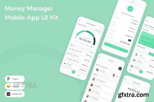 Money Manager Mobile App UI Kit NR2KPFX