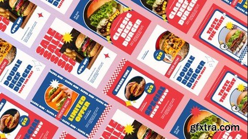 Videohive Spake Burger Shop Instagram Reel 47513217
