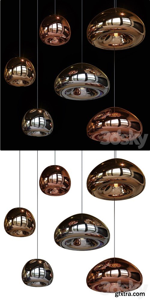 Pendant Lights Hollow Pendant Lamp big and little gold, silver and copper