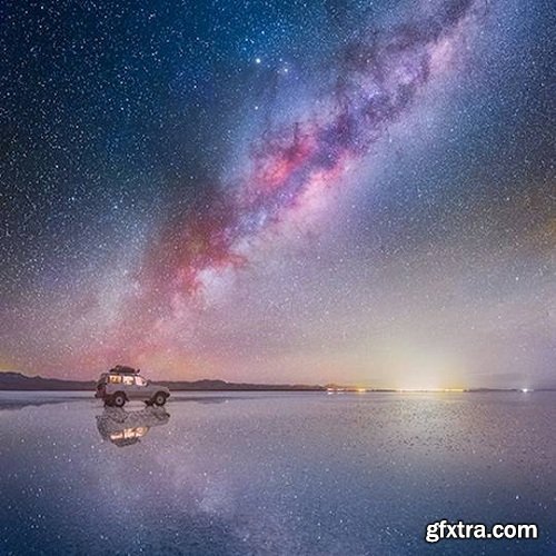 Daniel Kordan Photography - Uyuni Milky Way With Car