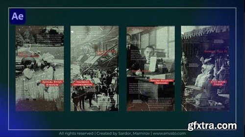 Videohive Historical Instagram Story 47529675