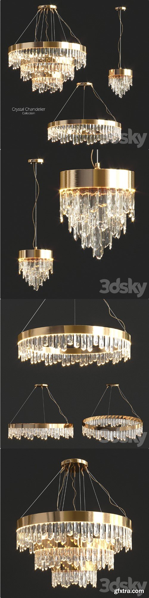 Crystal chandelier collectioin