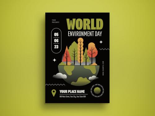 World Environment Day Flyer Layout 506467885
