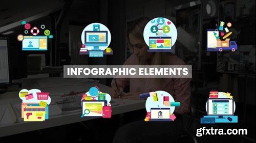 Videohive Online Infographic Elements Pack 47493949