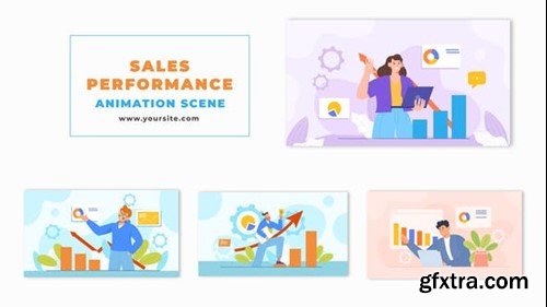 Videohive Sales Performance Analyzing Character Animation Scene 47494521