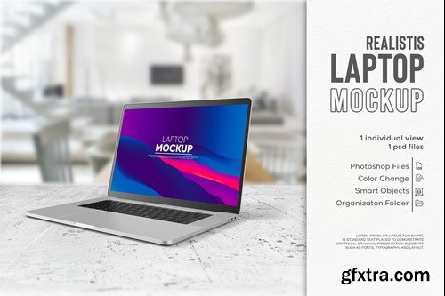 Laptop Mockup XLG6J9Q