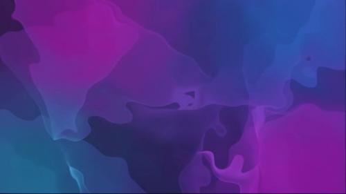 Videohive - Abstract Colorful Wavy Background in Vibrant Neon Blue and Purple Colors - 47467452
