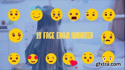 Videohive Cute Face Emoji Animated Element 47494352