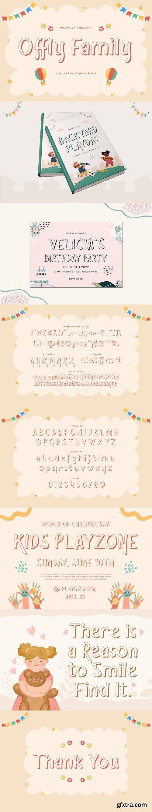 Offly Family - A Playful Comic Font