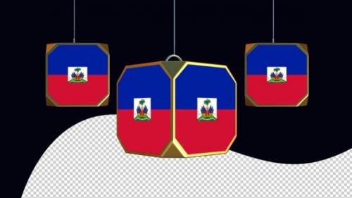 Videohive - Haiti Flag Transparent Background - 47482010