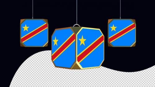 Videohive - Democratic Republic Of The Congo Flag Transparent Background - 47482013