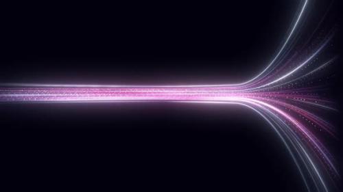 Videohive - Abstract Glowing Data Transfer Motion Speed Lines V21 - 47482184