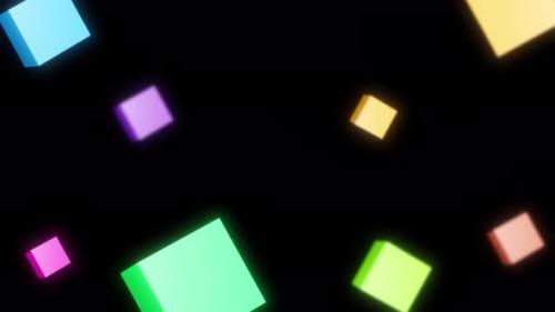 Videohive - 3d Geometric Shape Animation On Black Background. Rotating 3d Geometric Shape And Moving. High Tech - 47491015