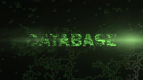 Videohive - Database - Digital Text Animation - 47491703