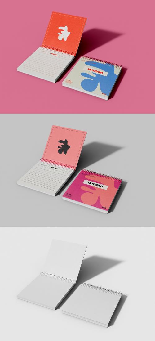 Open and Closed Notepad Mockup 634714517
