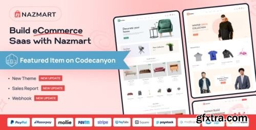 CodeCanyon - Nazmart – Multi-Tenancy eCommerce Platform (SAAS) v1.2.0 - 42802410 - Nulled
