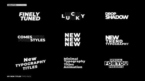 Videohive - Glitch Typography Titles | MOGRT - 47466709