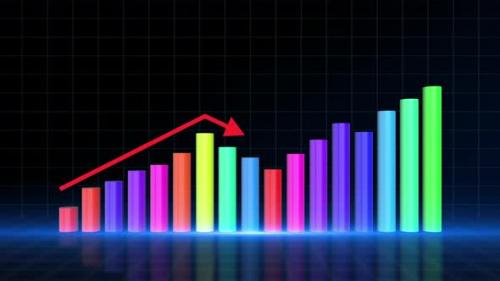 Videohive - Graph And Arrow Rising 01622 - 47494566