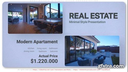 Videohive Real Estate Minimal Style Presentation 47539434