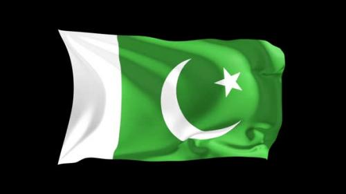 Videohive - Looping Waving Flag Pakistan - 47242748