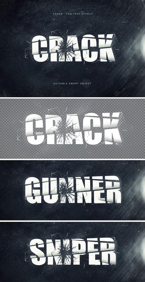 Cracked Text Effect 633948128